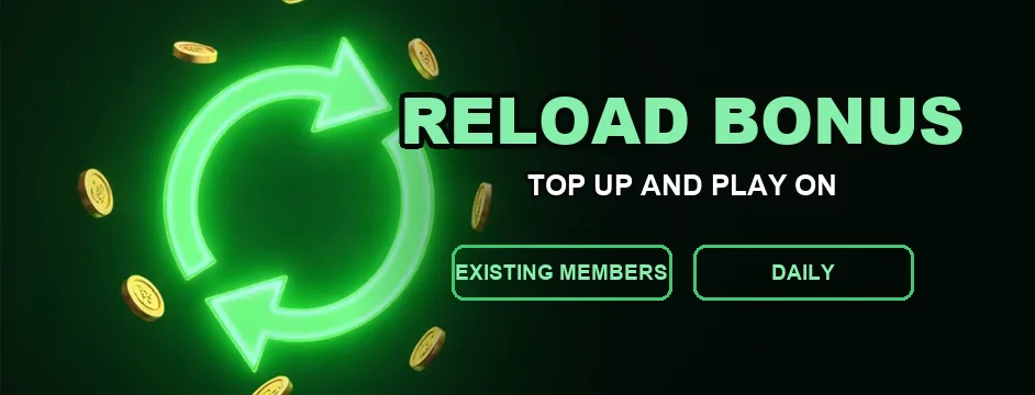 Billion Club Reload Bonus - Existing Members promotion banner